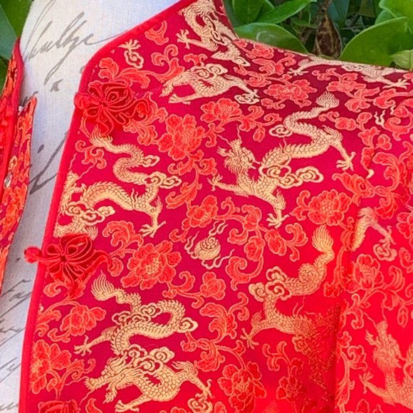 HOST PICK! Chinese Dragon Custom Made Jacket EUC - Picture 4 of 8